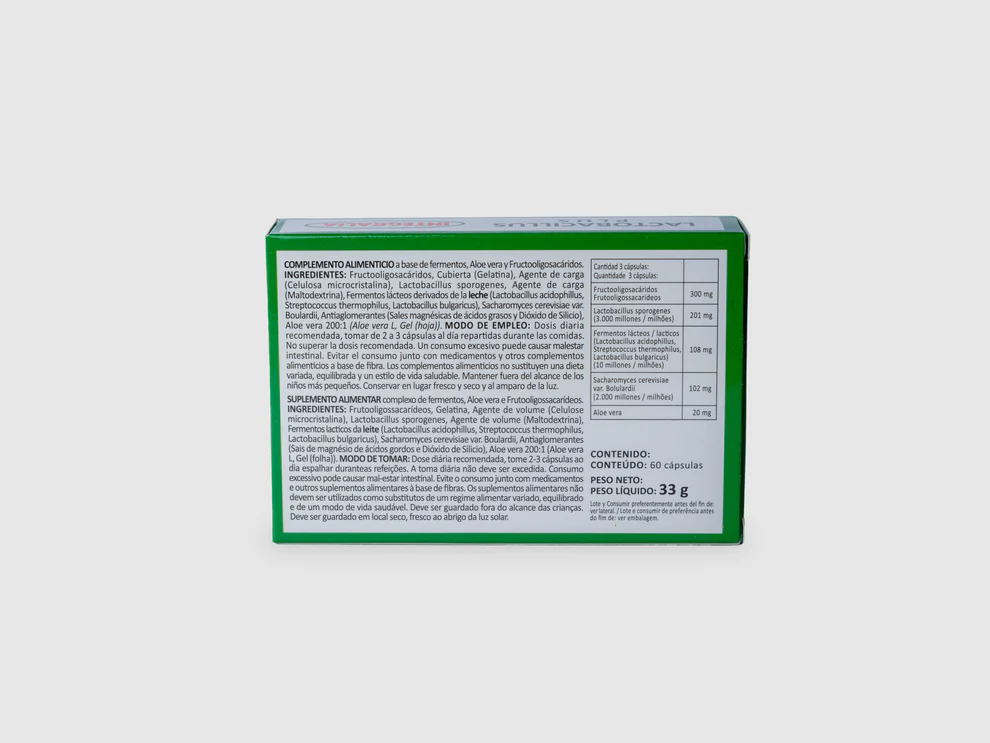 LACTOBACILLUS PLUS 60 CAPS - Imagen 4