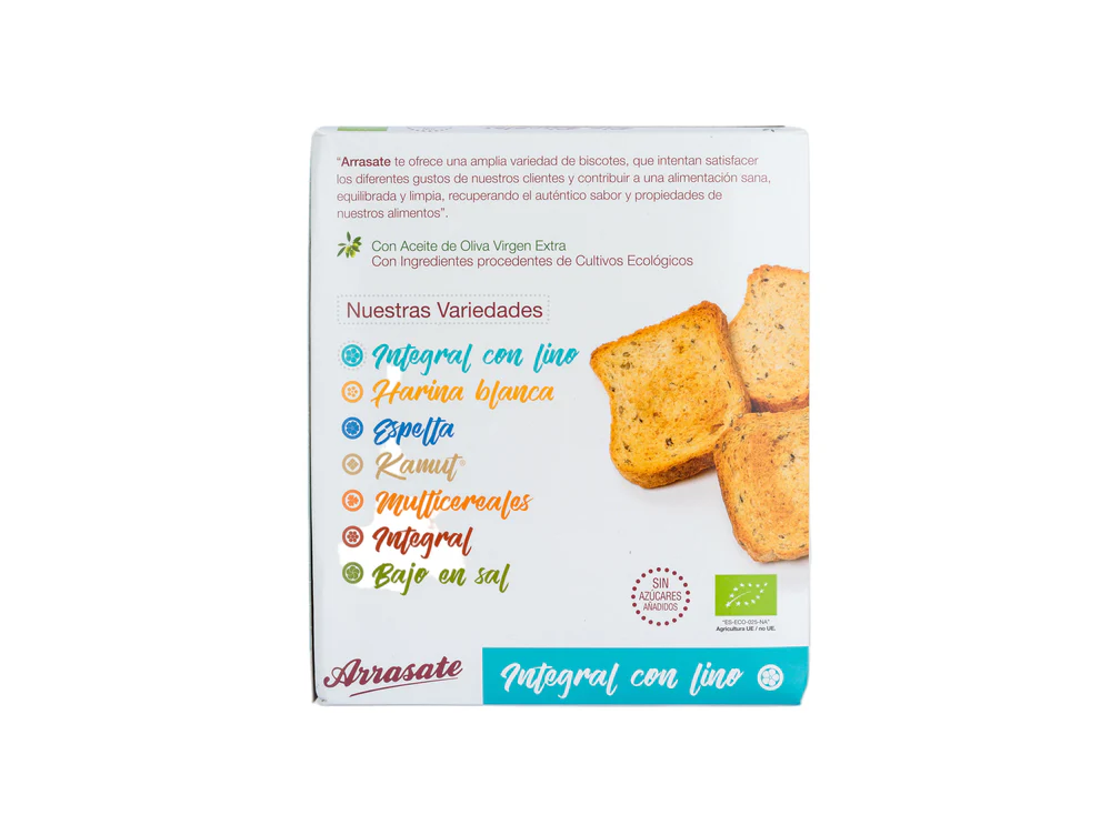 BISCOTES INTEGRALES DE LINO 270G - Imagen 3