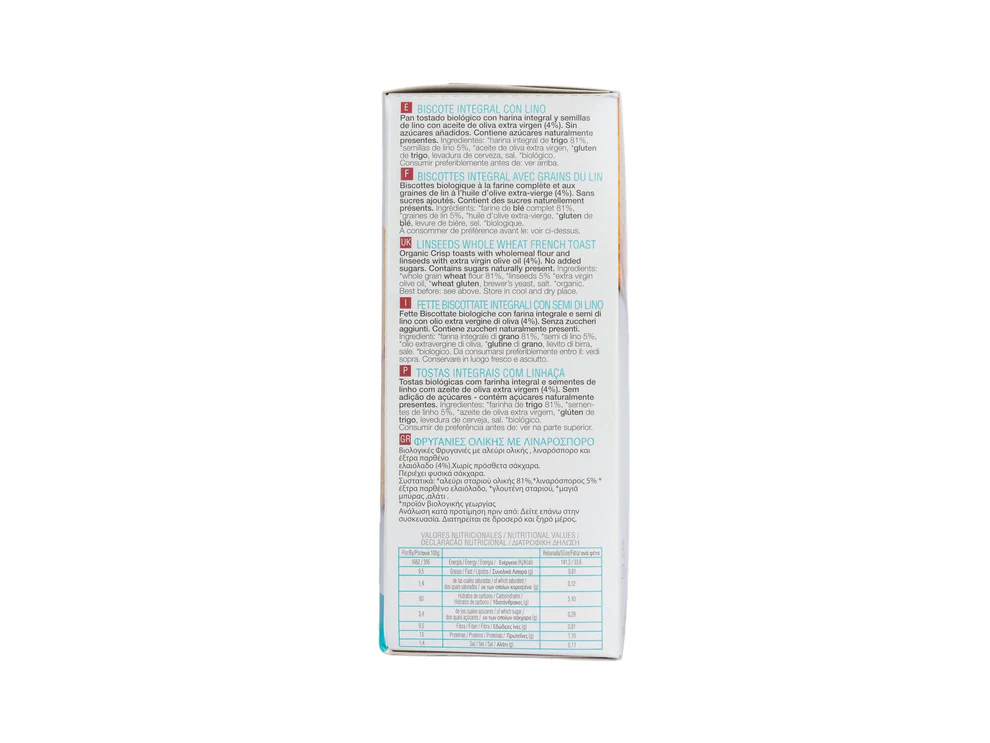 BISCOTES INTEGRALES DE LINO 270G - Imagen 7