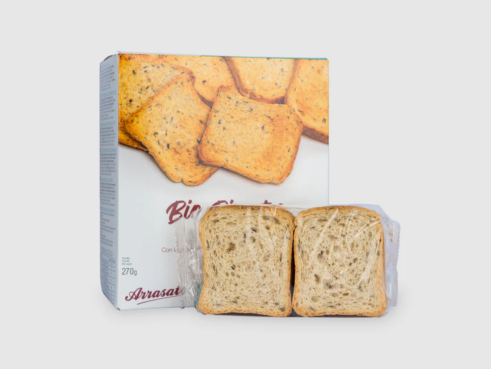 BISCOTES INTEGRALES DE LINO 270G