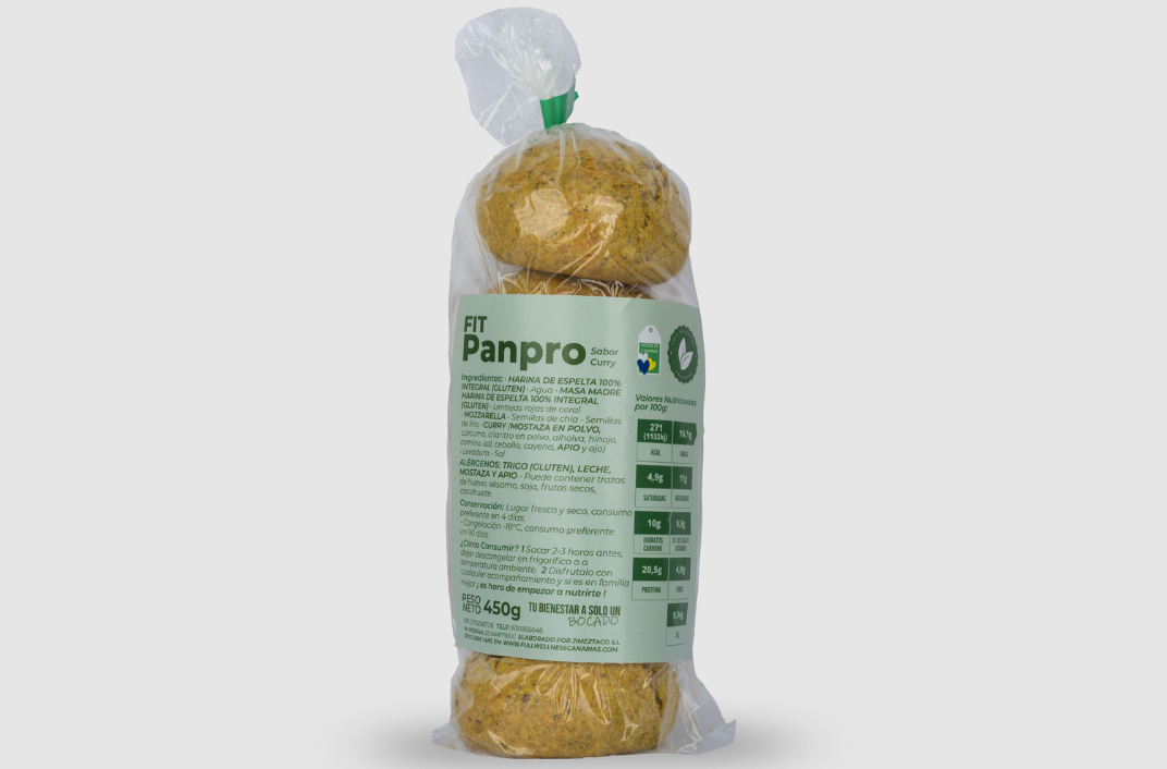 PAN PRO CURRY (BOLSA DE 5 PANES)(450G)